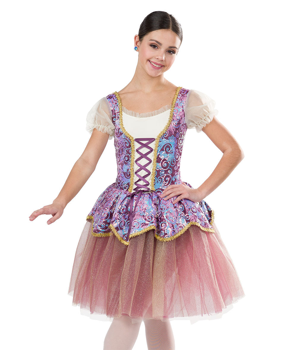 アウィッシュカムトゥルー ダンス衣装 バレエ/ホリデー ベル A Wish