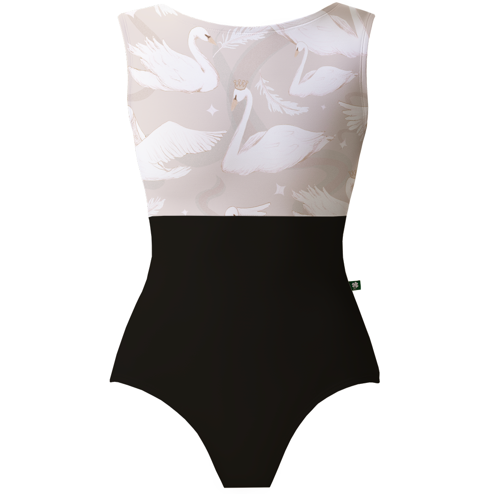 LUCKYLEO　ラッキーレオレオタード ラッキーレオ タンクレオタード Luckyleo BLACK & WHITE SWAN FLIGHT