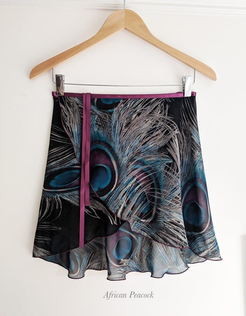 B.S.B.L Wrap Skirt The Peecock Collection 'African Peacock' バレエ