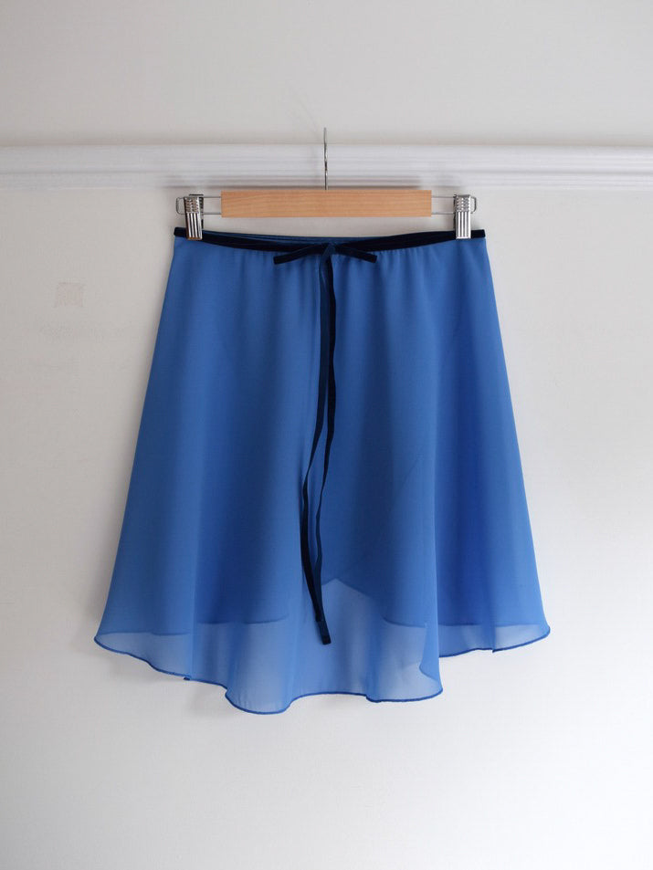 B.S.B.L Wrap Skirt Tapered Periwinkle バレエ 巻きスカート テパード