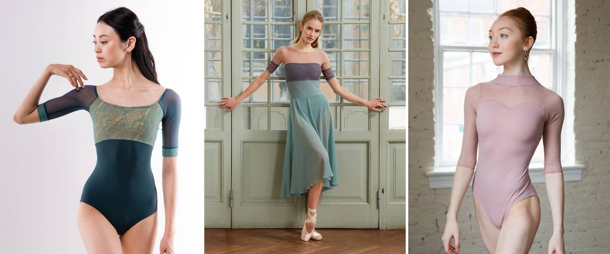 体型別七分袖メッシュレオタード選び方