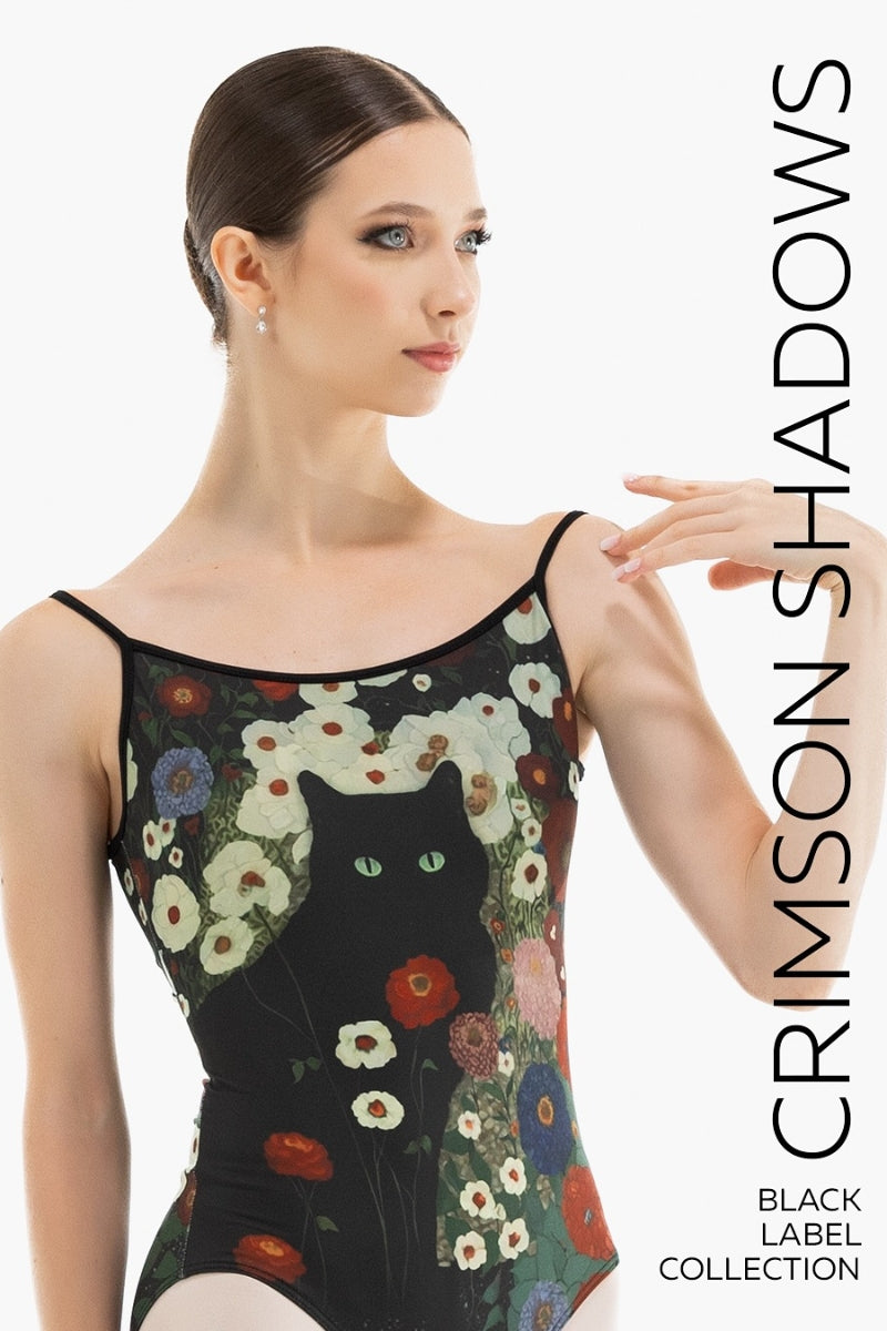 ユミコレオタード　黒 Kids YUMIKO Marieke N-Black (B.Panel) | キッズ・ジュニア