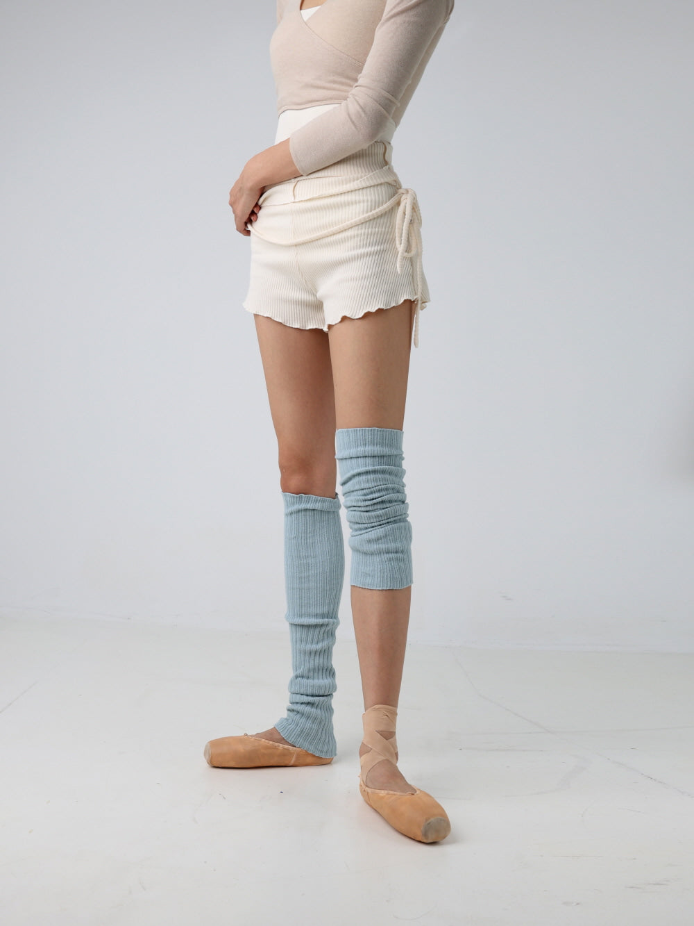 レヴダンス レッグウォーマー LEVDANCE Heather knee length legwarmers