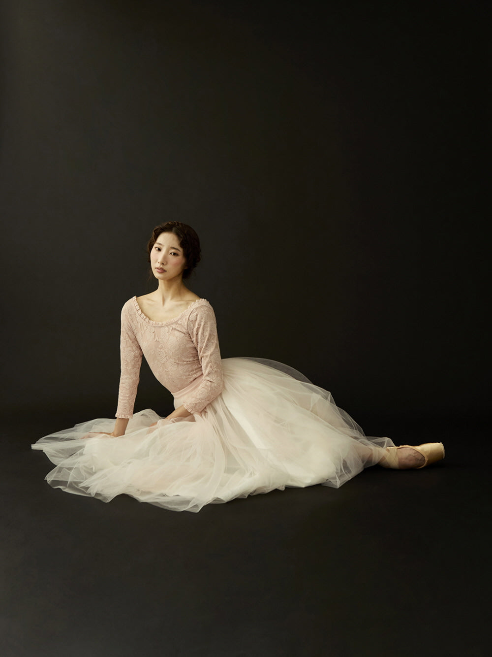 レヴダンス オリビアレースレオタード ピンク LEVDANCE olivia lace leotard PINK