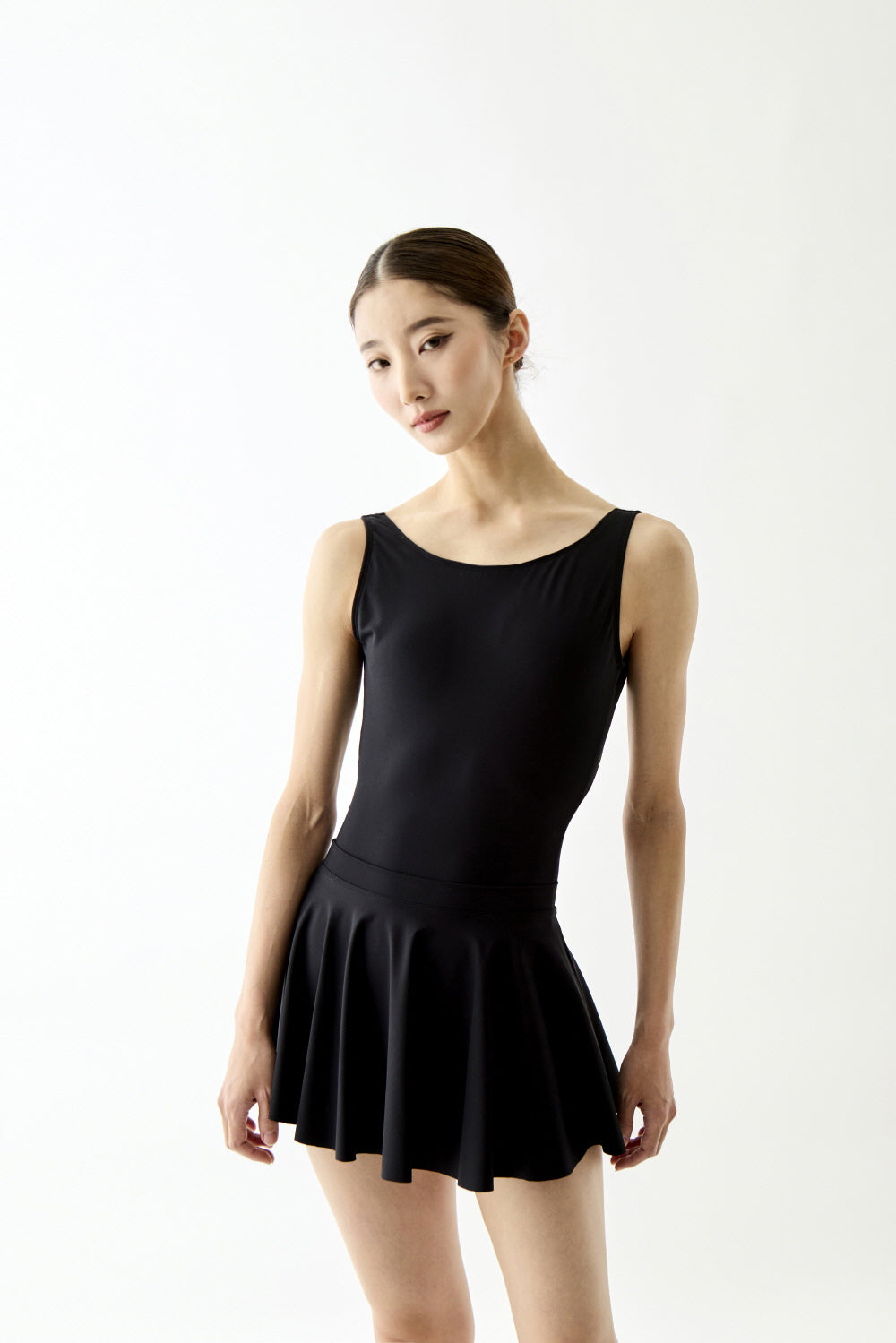 レヴダンス スカート LEVDANCE denise pull-on skirt BLACK