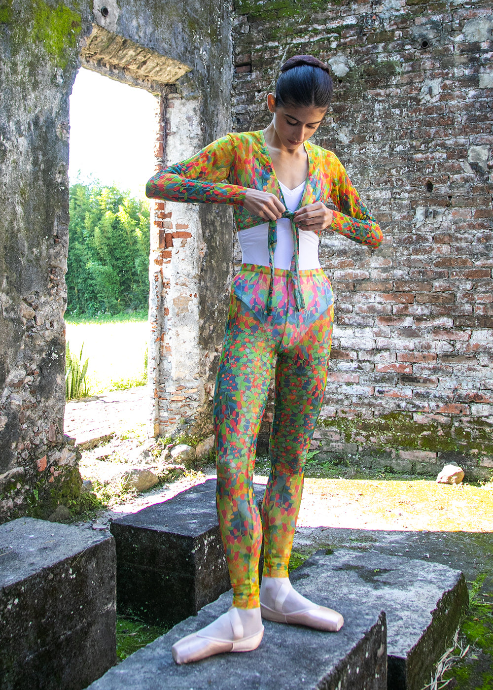 グリシコ レギンス 【大人】 Grishko DONYA, Mesh Leggings