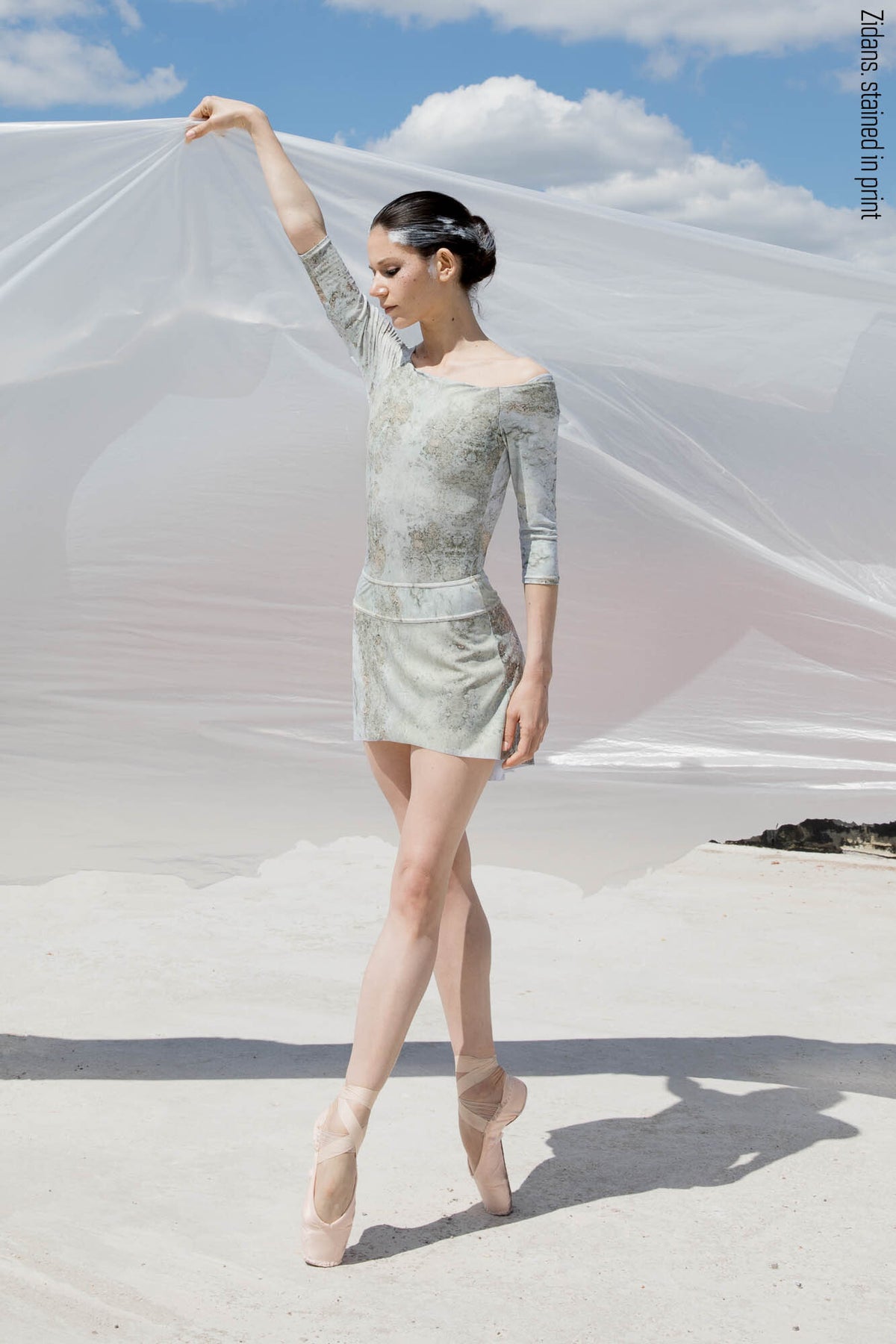 ジダンス スカート ZIDANS The Skirt + Shorts Stretch Delicate Dirt