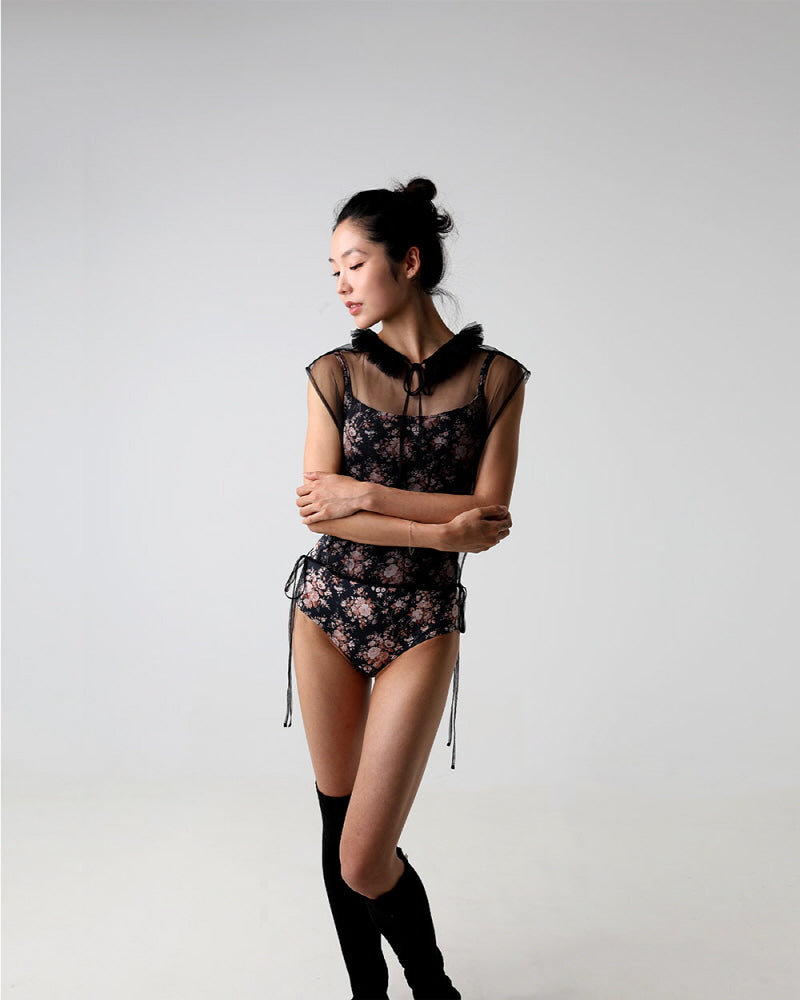 レヴダンス シルフィード チュール ベステ ブラック LEVDANCE sylphide tulle vestee BLACK