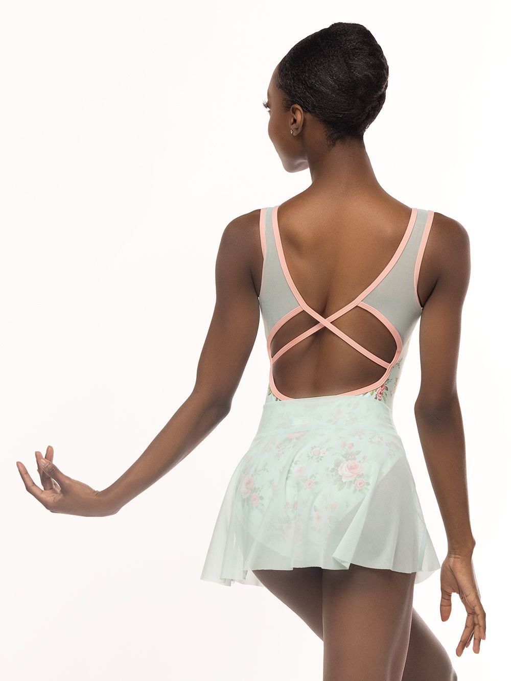 エレベ ダンスウェア アモラスカート Eleve Dancewear Amora Skirt Spearmint Mesh RTW