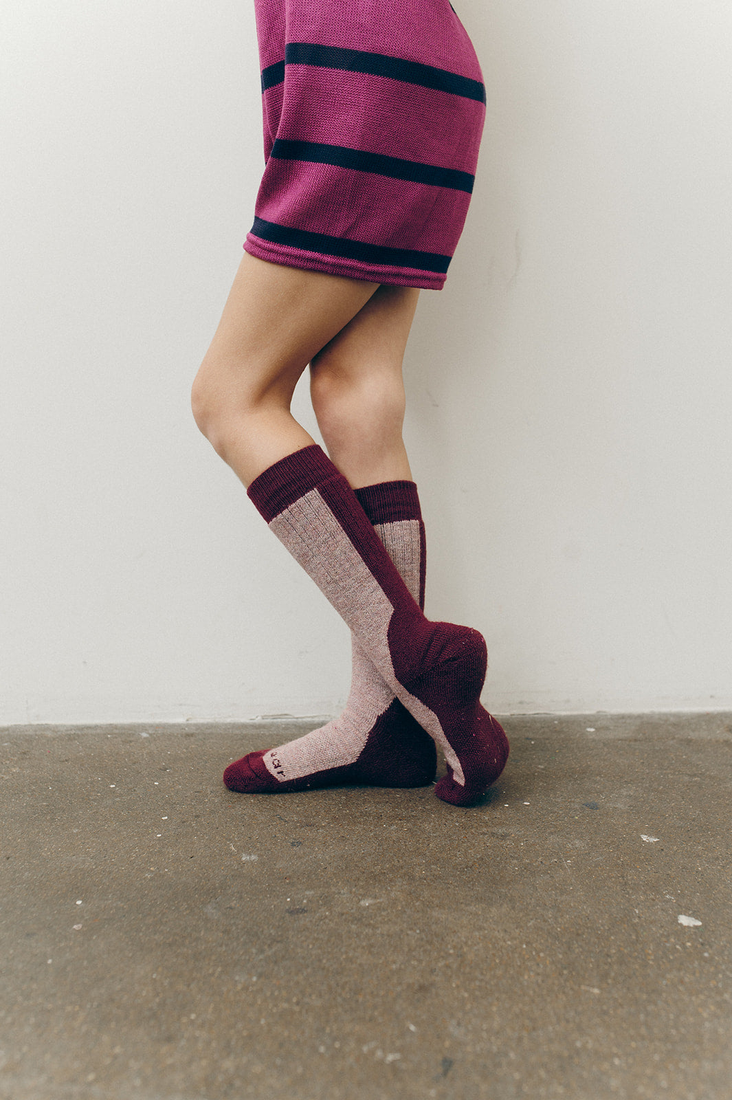 ルビアウェア アルパカソックス【大人】RubiaWear Alpaca Socks - Berry