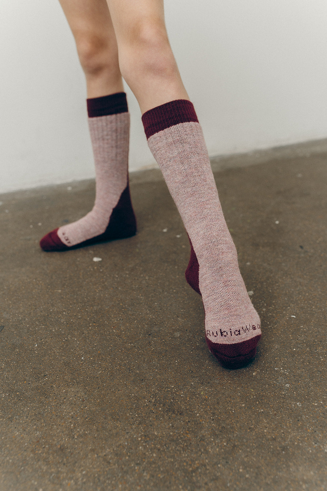 ルビアウェア アルパカソックス【大人】RubiaWear Alpaca Socks - Berry