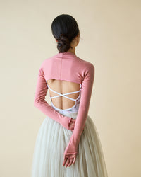 レヴダンス エール ベーシックシュラグ LEVDANCE aile basic shrug ROSE QUARTZ