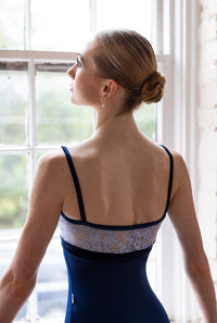 クラスイン キャミソールレオタード Class In NAVY VELVET INSERT CAMI