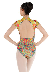グリシコ レオタード 【大人】 Grishko DOLORES, High Neck Cap Sleeve Leotard