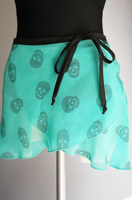 ジュールダンスウェア 巻スカート グールとゴースト Jule Dancewear Wrap Skirt: Ghouls 'N Ghosts