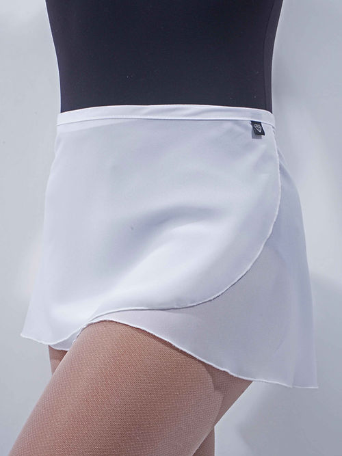 ジュールダンスウェア WS38 巻スカート ホワイト Jule Dancewear WS38 Wrap Skirt: White
