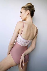 ジュールダンスウェア ティアラレオタード Jule Dancewear Tiara Leotard: Rose Crushed Velvet + Rose