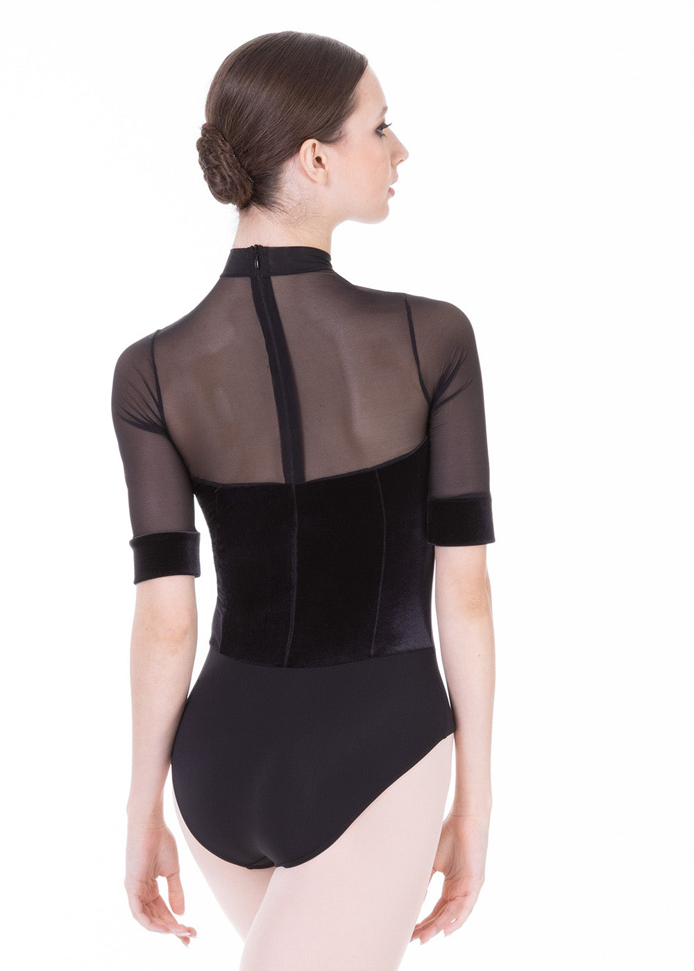 グリシコ レオタード【大人】Grishko VELVET, Half Sleeve Leotard