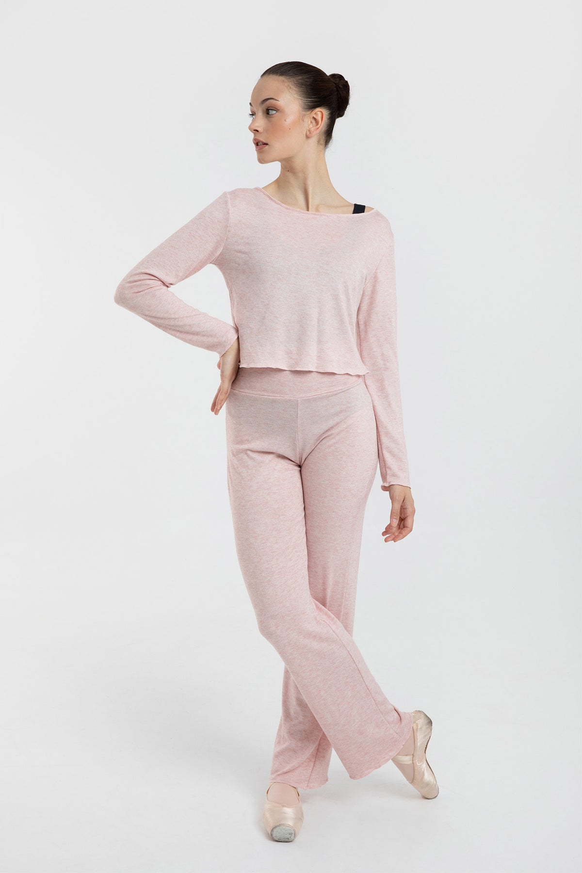 インターメッツォ ビスコース長袖Tシャツ Intermezzo Viscose Long Sleeve T-Shirt dance ballet top 全2色