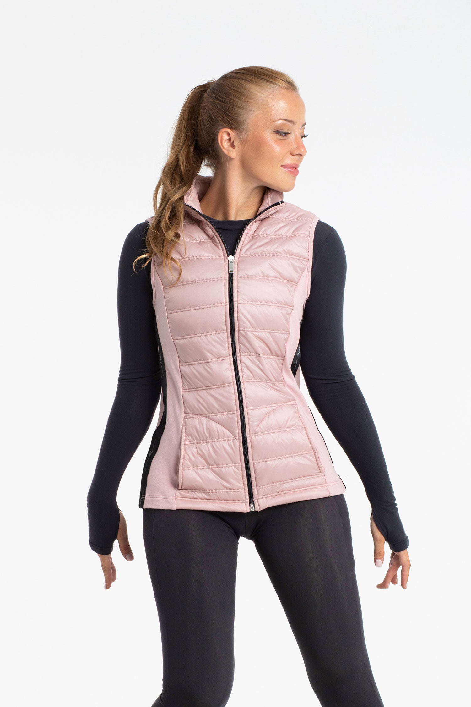 インターメッツォ パッディド ベスト Pink （在庫商品） Intermezzo Athleisure Collection Apolo