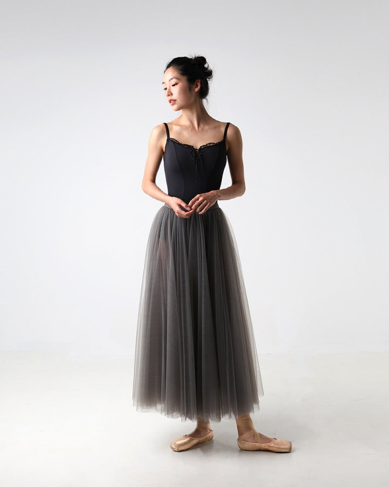 レヴダンス エレイン Aライン チュチュ チャコール LEVDANCE elain A line tutu CHARCOAL