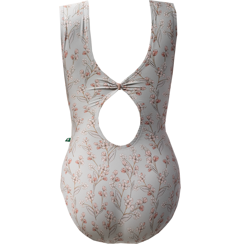 ラッキーレオ ノースリーブレオタード Luckyleo MIST BLUE APPLE BLOSSOM BEAU