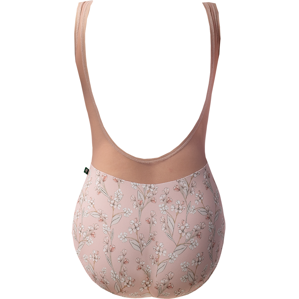 ラッキーレオ タンクレオタード Luckyleo DUSTY ROSE APPLE BLOSSOM & DUSTY ROSE MESH ANGEL
