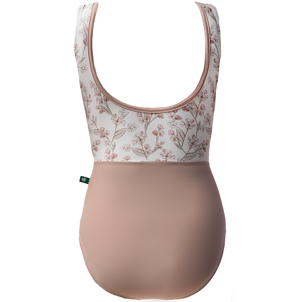 ラッキーレオ タンクレオタード Luckyleo DUSTY ROSE & CREAM APPLE BLOSSOM ENCHANT