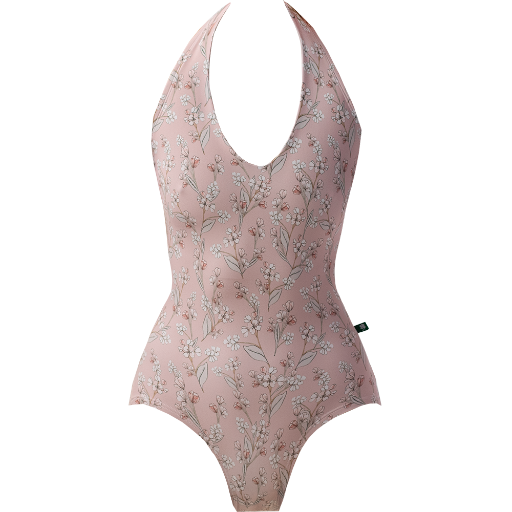 ラッキーレオ ホルターレオタード Luckyleo DUSTY ROSE APPLE BLOSSOM SWIFT
