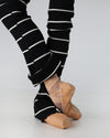 レヴダンス ストライプ セミフレア レッグウォーマー LEVDANCE stripe semi flared legwarmers