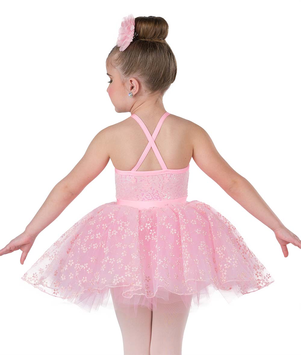 バレエ衣装 黒とピンク 星形刺繍 アウィッシュカムトゥルー ダンス衣装 リトルスターズ 【子供】A Wish