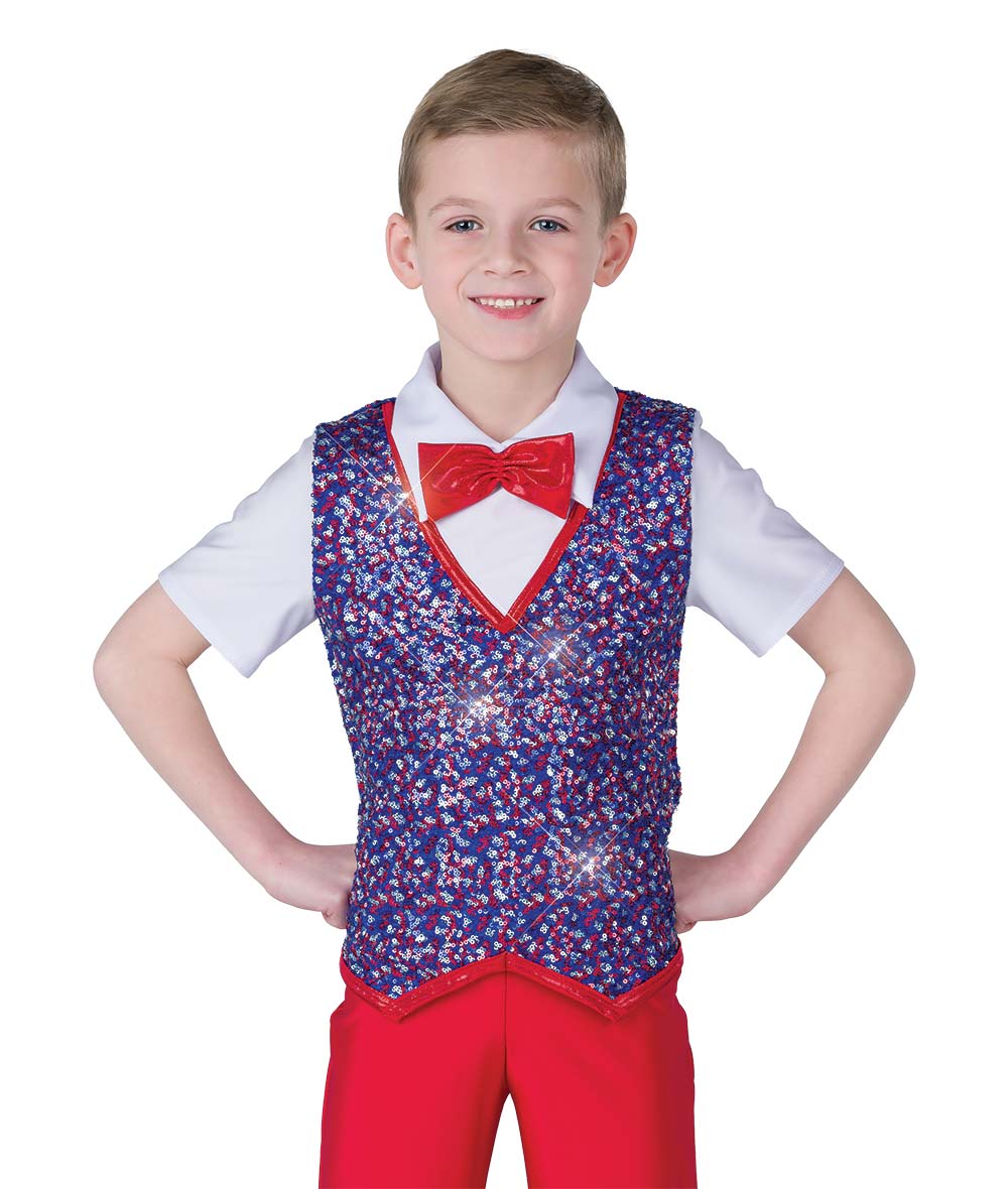 アウィッシュカムトゥルー ダンス衣装  リトルスターズ  【子供】A Wish Come True Back in the USA Boy Shirt