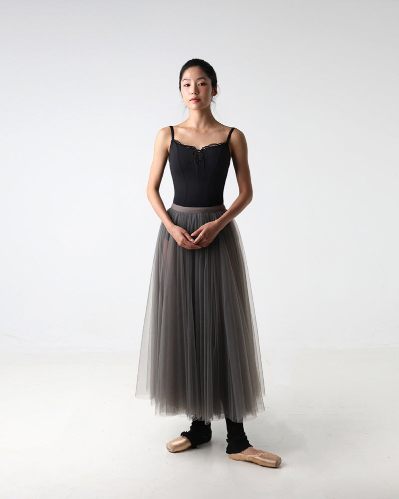 レヴダンス エレイン Aライン チュチュ チャコール LEVDANCE elain A line tutu CHARCOAL