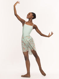 エレベ ダンスウェア ロングハイロースカート Eleve Dancewear Long High-Low Skirt Old Hollywood Mesh RTW