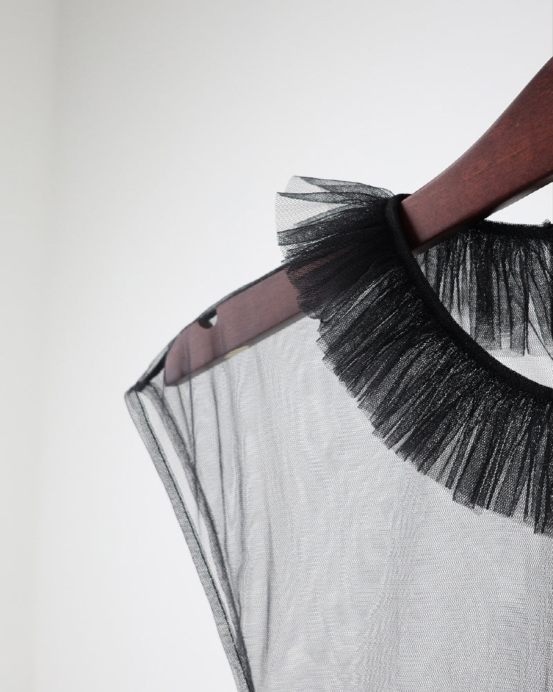 レヴダンス シルフィード チュール ベステ ブラック LEVDANCE sylphide tulle vestee BLACK