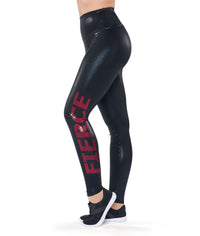 アウィッシュカムトゥルー ダンス衣装 ハイウエストフォイルライクラレギンスA Wish Come True High Waisted Foil Leggings