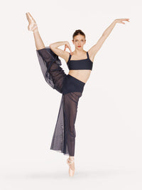 エレベダンスウェア Aラインパンツ エクリプスメッシュ Eleve Dancewear A-Line Pants Eclipse Mesh RTW