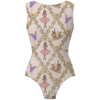 ラッキーレオ ノースリーブレオタード Luckyleo CREAM NUTCRACKER CURTAIN CALL ALLURE