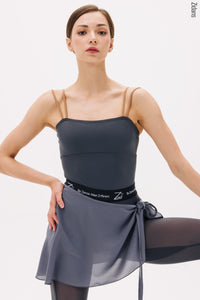 ジダンス タイ付きラップスカート ロック ZIDANS Wrap skirt with ties rock