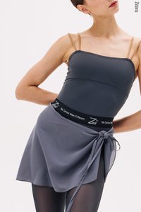 ジダンス タイ付きラップスカート ロック ZIDANS Wrap skirt with ties rock