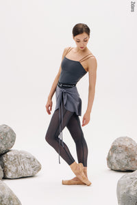 ジダンス タイ付きラップスカート ロック ZIDANS Wrap skirt with ties rock