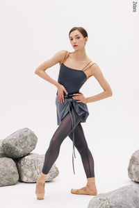 ジダンス タイ付きラップスカート ロック ZIDANS Wrap skirt with ties rock