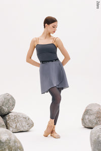 ジダンス タイ付きラップスカート ロック ZIDANS Wrap skirt with ties rock