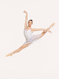 エレベ ダンスウェア アモラ ロングスカート パスウェイメッシュ Eleve Dancewear Amora Long High-Low Skirt Pathway Mesh RTW