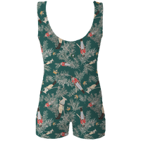 ラッキーレオ Luckyleo Emerald Battle Scene Shine Shorts Unitard