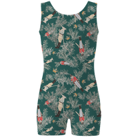 ラッキーレオ Luckyleo Emerald Battle Scene Shine Shorts Unitard