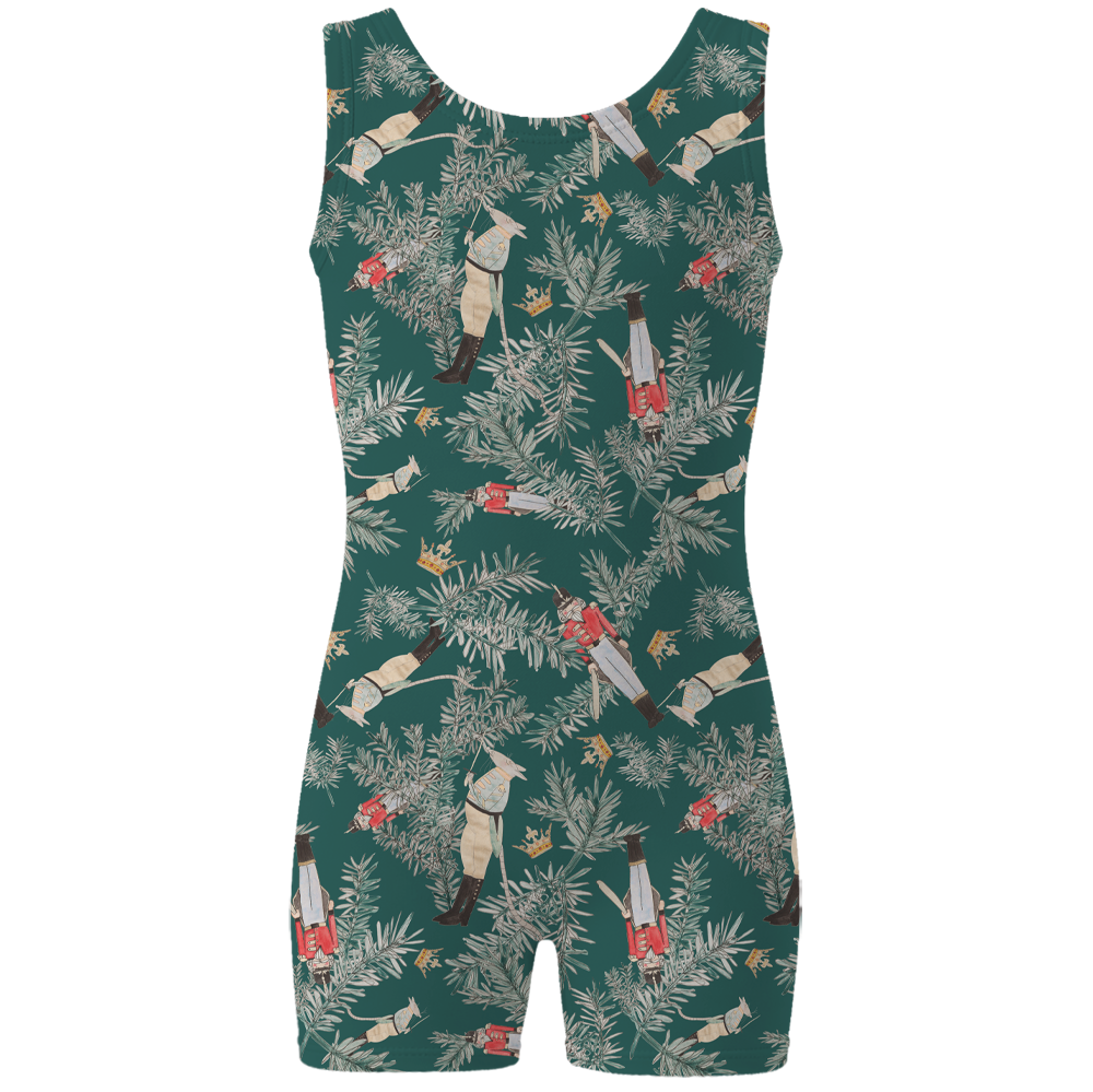ラッキーレオ Luckyleo Emerald Battle Scene Shine Shorts Unitard