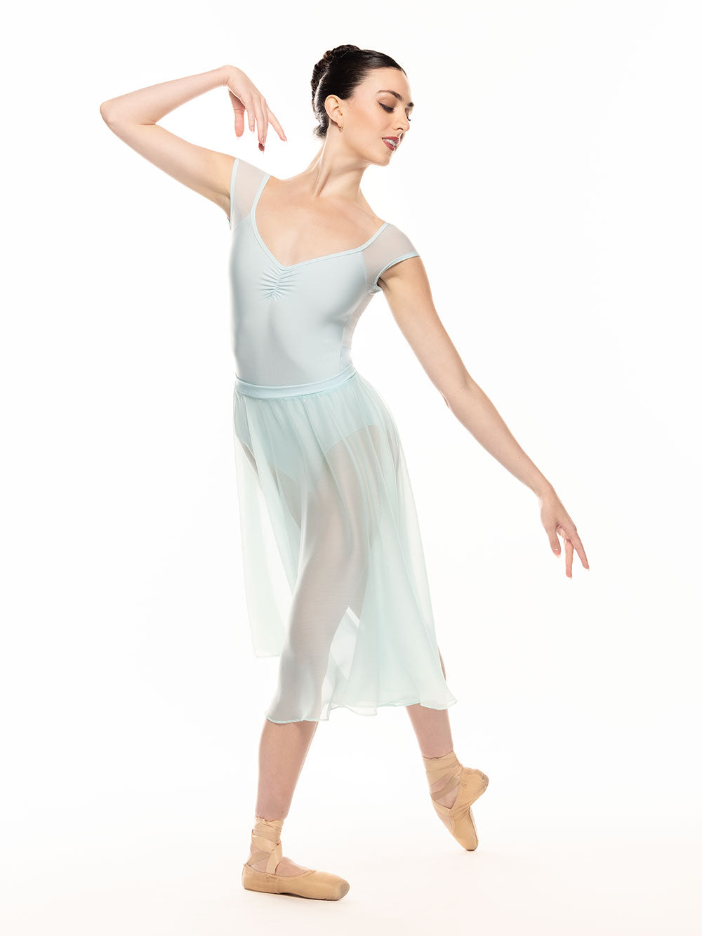 エレベ ダンスウェア セリーヌ レオタード Eleve Dancewear Celine Leotard Baby Blue RTW