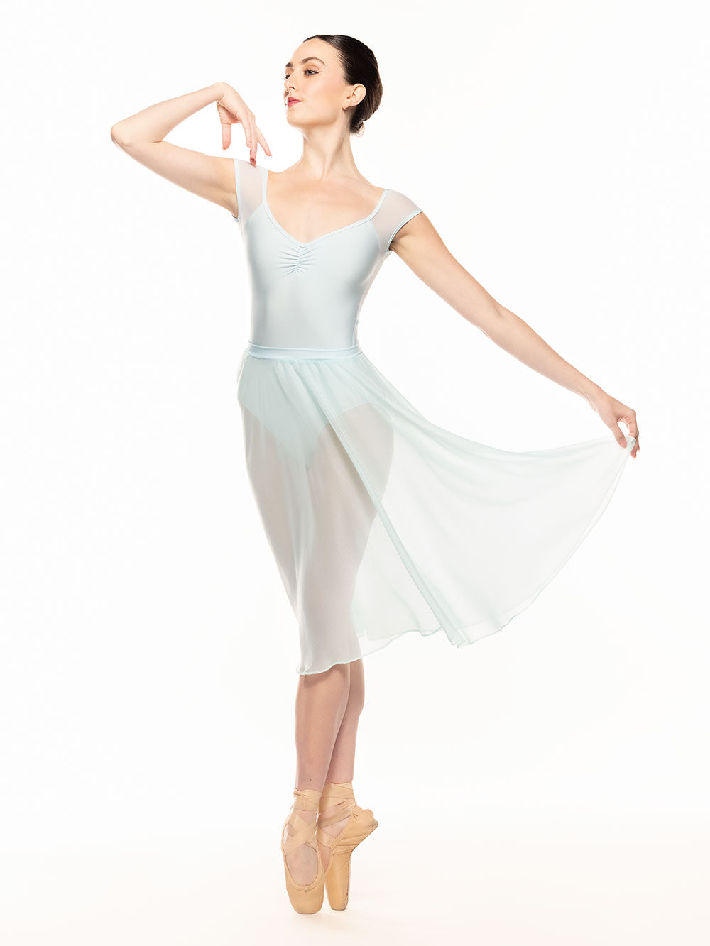 エレベ ダンスウェア セリーヌ レオタード Eleve Dancewear Celine Leotard Baby Blue RTW