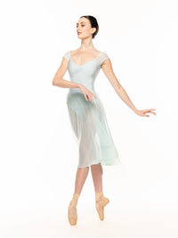 エレベ ダンスウェア シフォン・リハーサル・スカート Eleve Dancewear Chiffon Rehearsal Skirt Baby Blue RTW